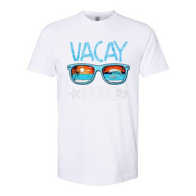 Vacay Mode Beach Vacation Summer Cruise Getaway Holiday Softstyle CVC T-Shirt