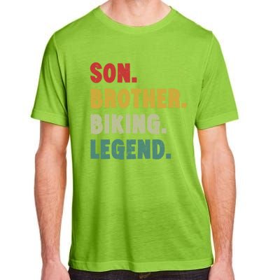 Vintage Mountain Biking Cycling Gift For Him Brother And Son Gift Adult ChromaSoft Performance T-Shirt