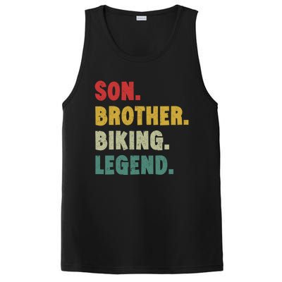 Vintage Mountain Biking Cycling Gift For Him Brother And Son Gift PosiCharge Competitor Tank