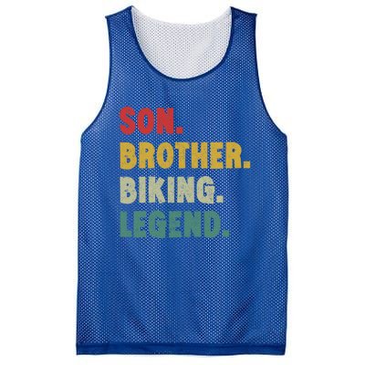 Vintage Mountain Biking Cycling Gift For Him Brother And Son Gift Mesh Reversible Basketball Jersey Tank