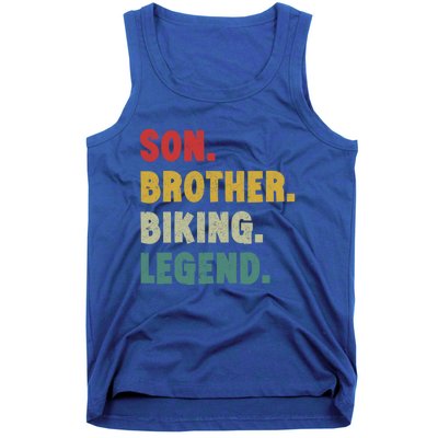 Vintage Mountain Biking Cycling Gift For Him Brother And Son Gift Tank Top