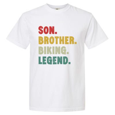 Vintage Mountain Biking Cycling Gift For Him Brother And Son Gift Garment-Dyed Heavyweight T-Shirt