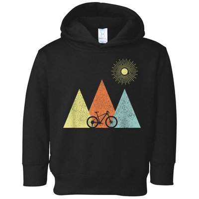 Vintage Mountain Bike MTB Bicycle Cycling Cyclist Biker Gift Toddler Hoodie