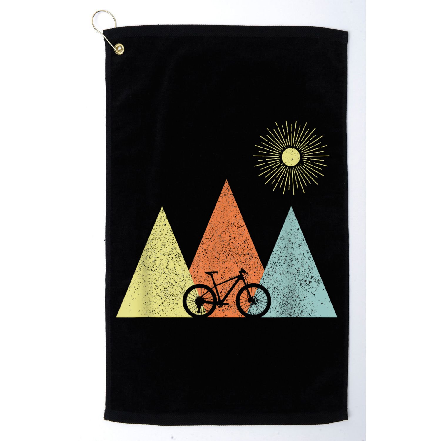 Vintage Mountain Bike MTB Bicycle Cycling Cyclist Biker Gift Golf Towel