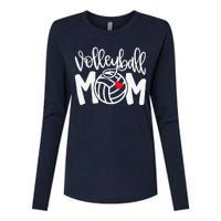 Volleyball Mom Cute Mom Life Volleyball Game Day Cheer Mom Womens Cotton Relaxed Long Sleeve T-Shirt