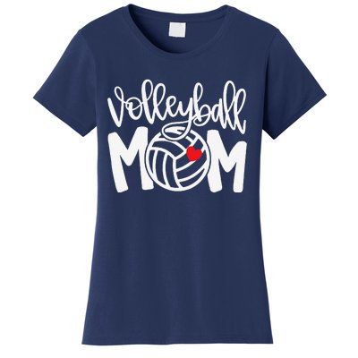 Volleyball Mom Cute Mom Life Volleyball Game Day Cheer Mom Women's T-Shirt