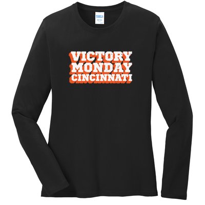 Victory Monday Cincinnati Ladies Long Sleeve Shirt