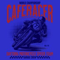 Vintage Motorcycle Caferacer Classic Gift Button