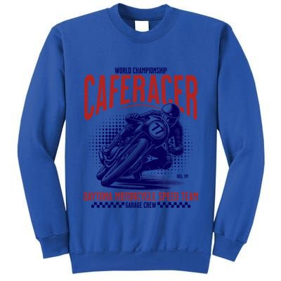 Vintage Motorcycle Caferacer Classic Gift Tall Sweatshirt