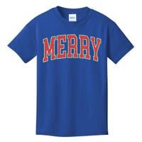 Vintage Merry Christmas Meaningful Gift Kids T-Shirt