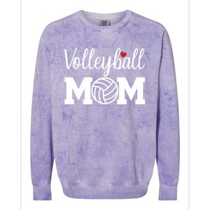 Volleyball Mom Cute Mom Life Volleyball Game Day Cheer Mom Gift Colorblast Crewneck Sweatshirt