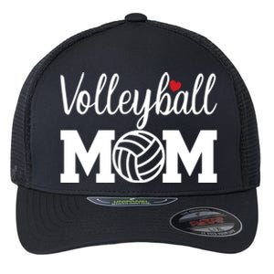 Volleyball Mom Cute Mom Life Volleyball Game Day Cheer Mom Gift Flexfit Unipanel Trucker Cap