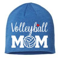 Volleyball Mom Cute Mom Life Volleyball Game Day Cheer Mom Gift Sustainable Beanie