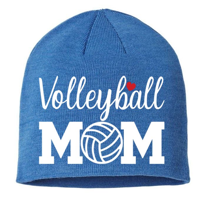 Volleyball Mom Cute Mom Life Volleyball Game Day Cheer Mom Gift Sustainable Beanie