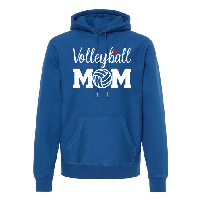 Volleyball Mom Cute Mom Life Volleyball Game Day Cheer Mom Gift Premium Hoodie