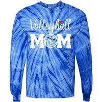 Volleyball Mom Cute Mom Life Volleyball Game Day Cheer Mom Gift Tie-Dye Long Sleeve Shirt