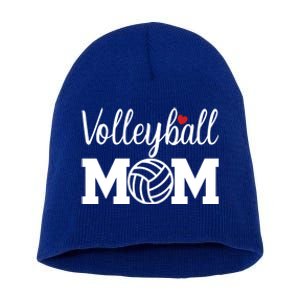 Volleyball Mom Cute Mom Life Volleyball Game Day Cheer Mom Gift Short Acrylic Beanie