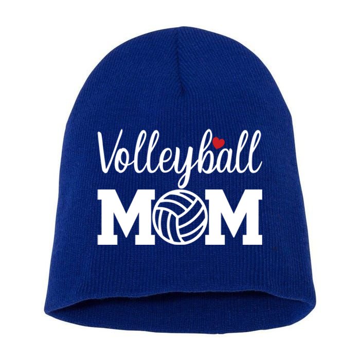 Volleyball Mom Cute Mom Life Volleyball Game Day Cheer Mom Gift Short Acrylic Beanie