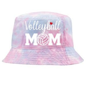 Volleyball Mom Cute Mom Life Volleyball Game Day Cheer Mom Gift Tie-Dyed Bucket Hat