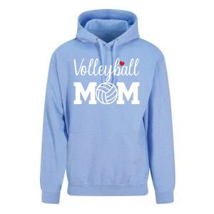 Volleyball Mom Cute Mom Life Volleyball Game Day Cheer Mom Gift Unisex Surf Hoodie