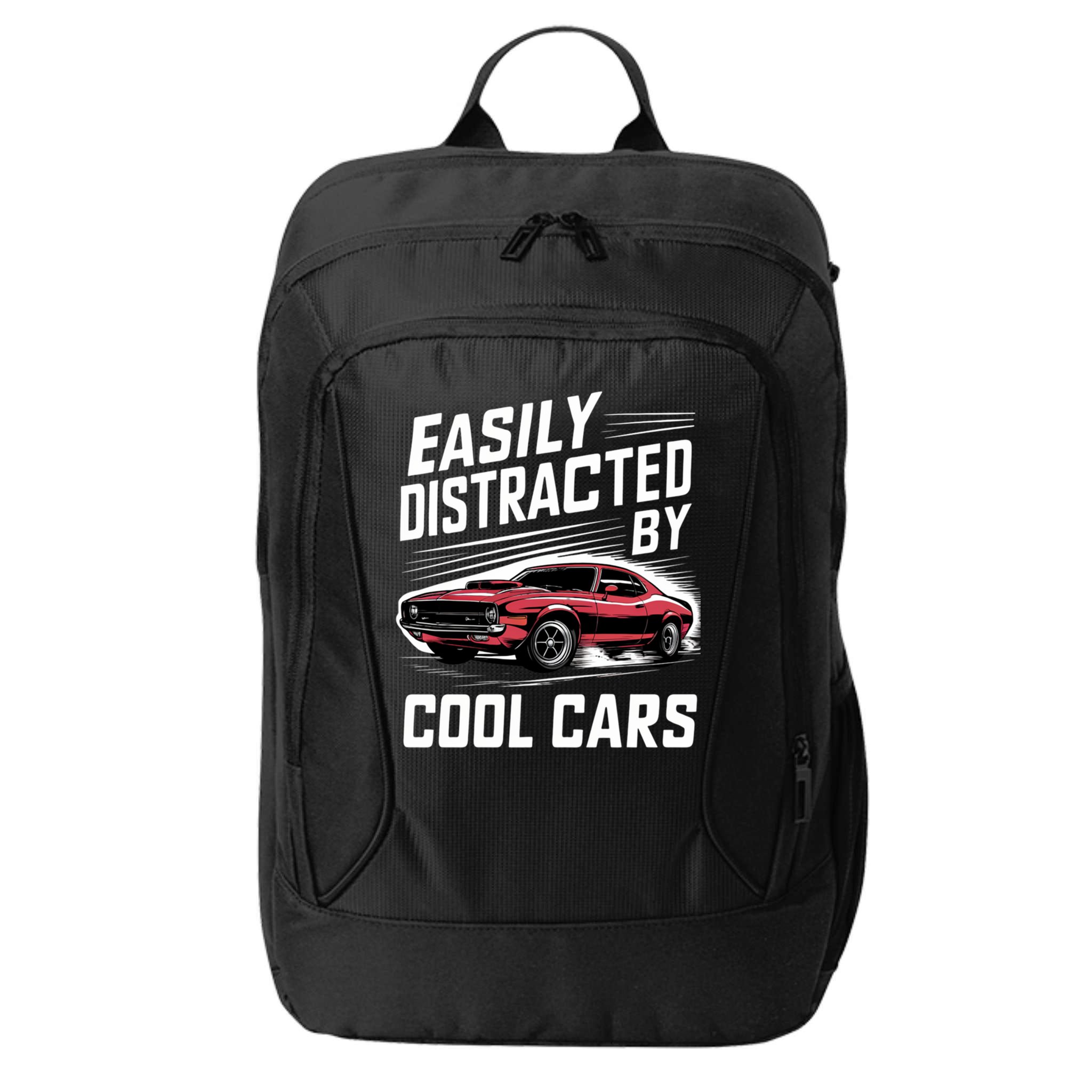 Vintage Muscle Car Easily Distracted By Cool Cars Great Gift City Backpack