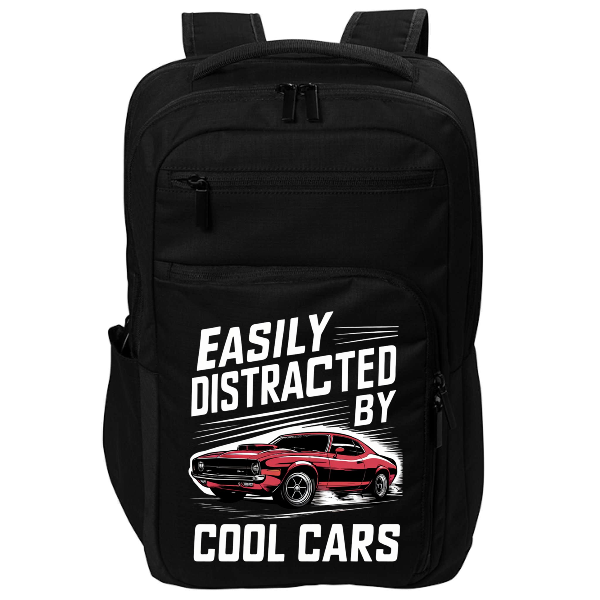 Vintage Muscle Car Easily Distracted By Cool Cars Great Gift Impact Tech Backpack