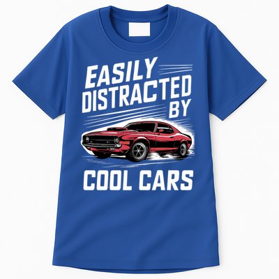 Vintage Muscle Car Easily Distracted By Cool Cars Great Gift Tall T-Shirt