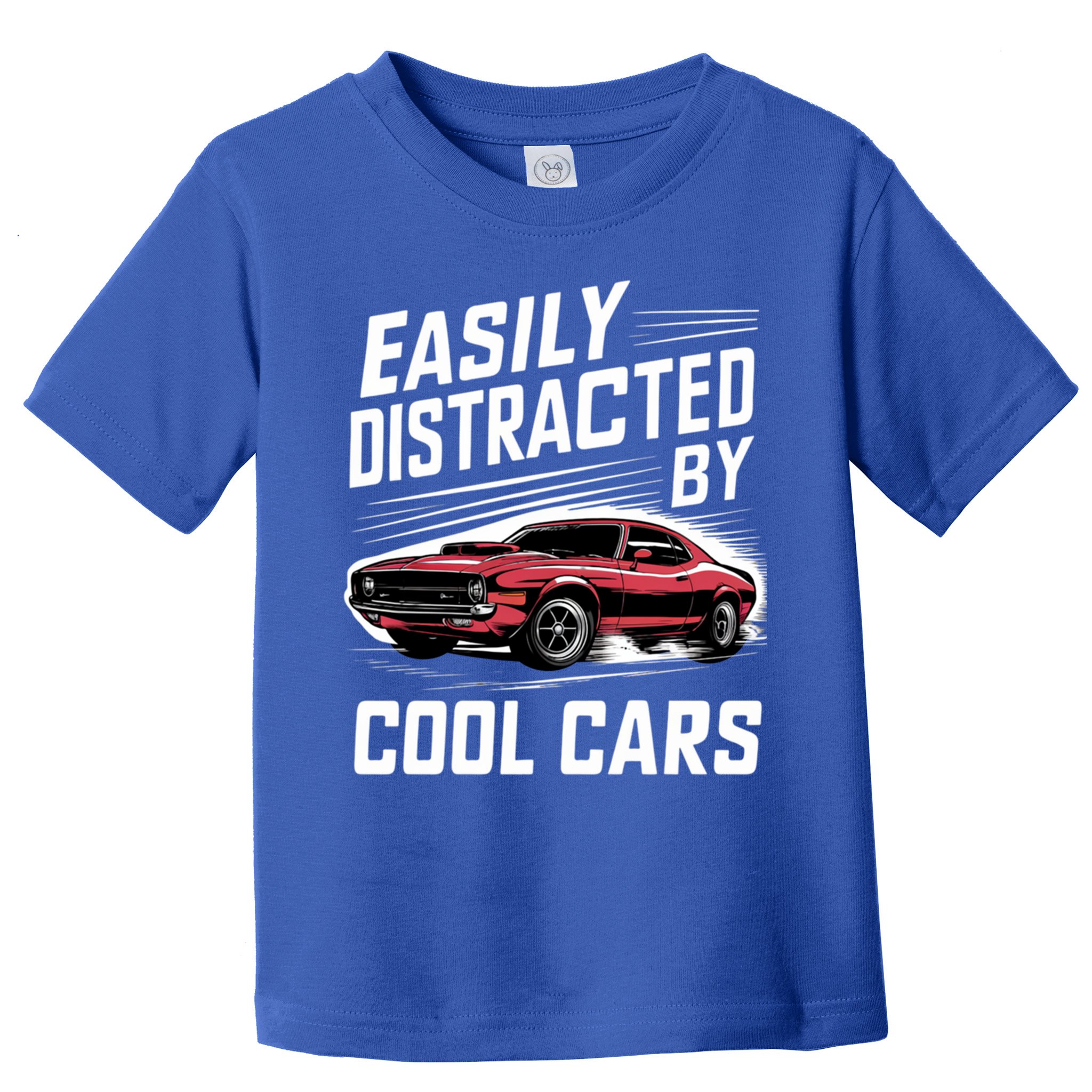 Vintage Muscle Car Easily Distracted By Cool Cars Great Gift Toddler T-Shirt
