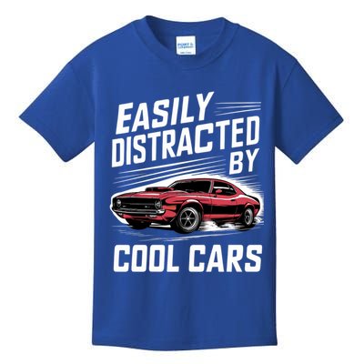 Vintage Muscle Car Easily Distracted By Cool Cars Great Gift Kids T-Shirt