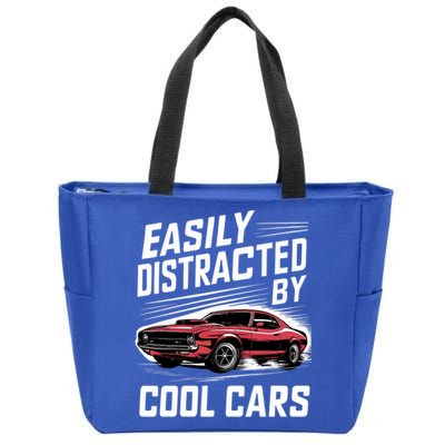 Vintage Muscle Car Easily Distracted By Cool Cars Great Gift Zip Tote Bag