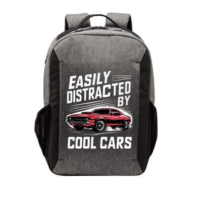 Vintage Muscle Car Easily Distracted By Cool Cars Great Gift Vector Backpack