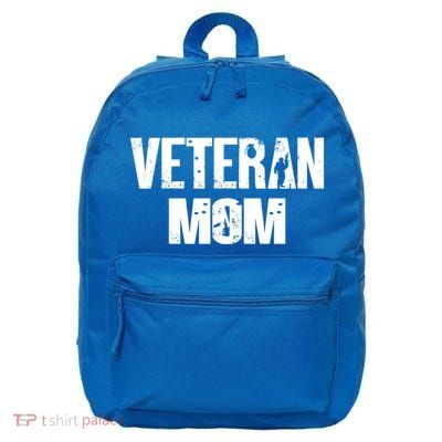Veteran Mom Cute Gift 16 in Basic Backpack