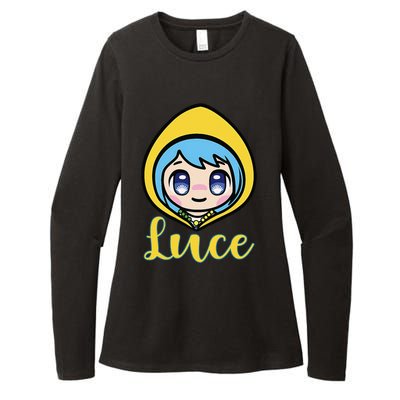 VaticanS Mascot Character Cute Anime Girl Luce Womens CVC Long Sleeve Shirt