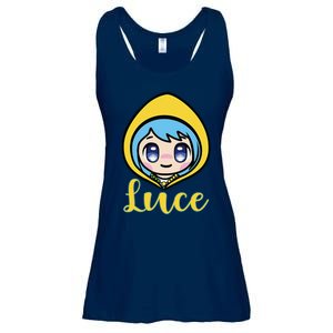 VaticanS Mascot Character Cute Anime Girl Luce Ladies Essential Flowy Tank