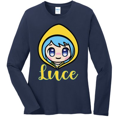 VaticanS Mascot Character Cute Anime Girl Luce Ladies Long Sleeve Shirt