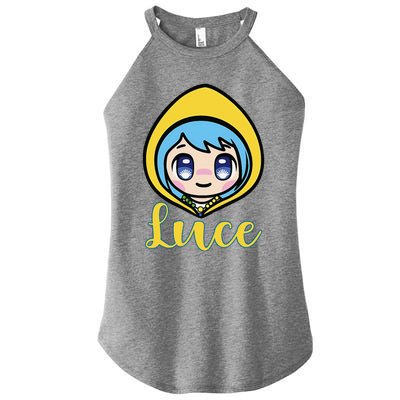 VaticanS Mascot Character Cute Anime Girl Luce Women's Perfect Tri Rocker Tank