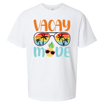 Vacay Mode Cute Vacation Summer Cruise Getaway Holiday Sueded Cloud Jersey T-Shirt