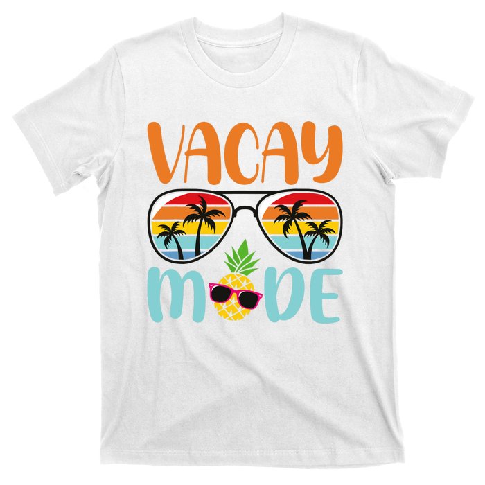 Vacay Mode Cute Vacation Summer Cruise Getaway Holiday T-Shirt