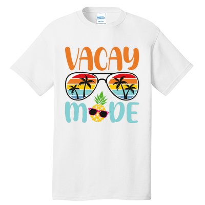 Vacay Mode Cute Vacation Summer Cruise Getaway Holiday Tall T-Shirt