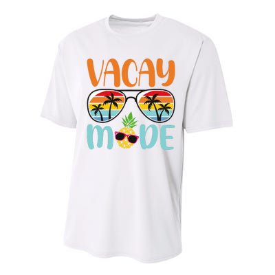 Vacay Mode Cute Vacation Summer Cruise Getaway Holiday Performance Sprint T-Shirt