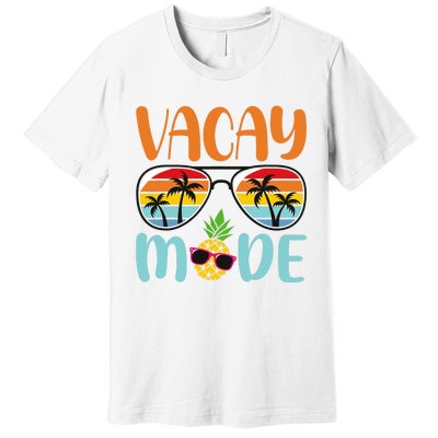 Vacay Mode Cute Vacation Summer Cruise Getaway Holiday Premium T-Shirt