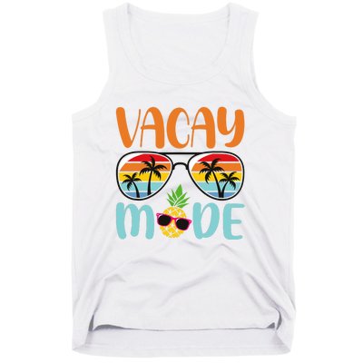 Vacay Mode Cute Vacation Summer Cruise Getaway Holiday Tank Top