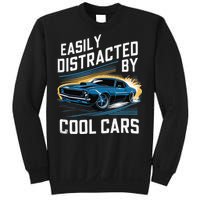 Vintage Muscle Car Easily Distracted By Cool Cars Gift Sweatshirt