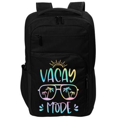 Vacay Mode Cute Vacation Summer Cruise Getaway Holiday Impact Tech Backpack