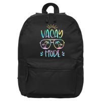 Vacay Mode Cute Vacation Summer Cruise Getaway Holiday 16 in Basic Backpack