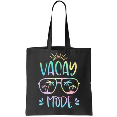 Vacay Mode Cute Vacation Summer Cruise Getaway Holiday Tote Bag