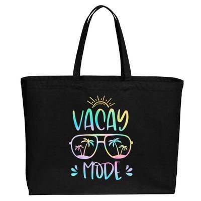 Vacay Mode Cute Vacation Summer Cruise Getaway Holiday Cotton Canvas Jumbo Tote