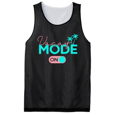 Vacay Mode Cute Vacation Summer Cruise Getaway Mesh Reversible Basketball Jersey Tank