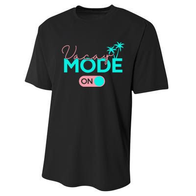 Vacay Mode Cute Vacation Summer Cruise Getaway Performance Sprint T-Shirt