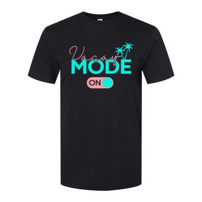 Vacay Mode Cute Vacation Summer Cruise Getaway Softstyle® CVC T-Shirt